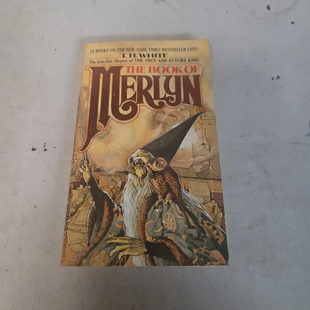 The Book of Merlyn T. H. White Berkley Paperback 1978 Fantasy Fiction Vintage